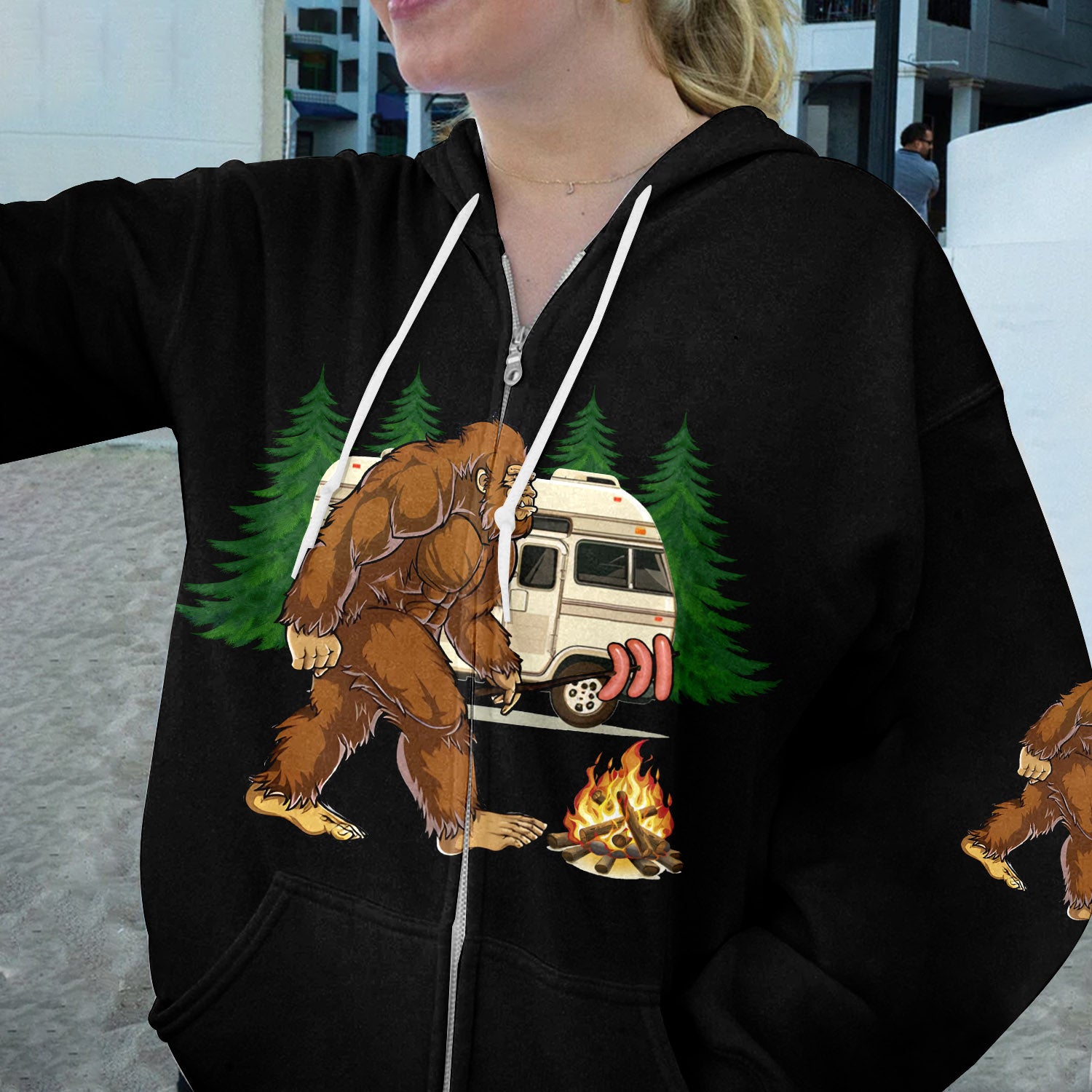 Camp Crew Hunt For Bigfoot All Over Print Shirt
