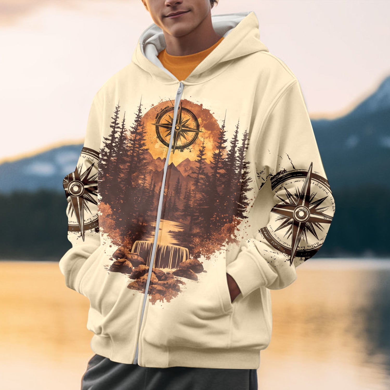 Into The Forest I Go To Lose My Mind And Find My Soul Brown All Over Print Shirt