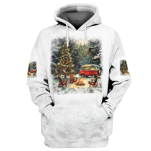 It's The Most Wonderful Time Of Christmas Camping All Over Print Shirt