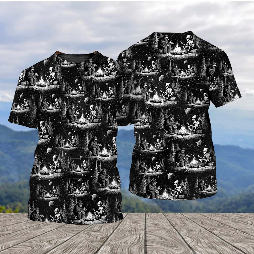 Campfire Conspiracies All Over Print Shirt