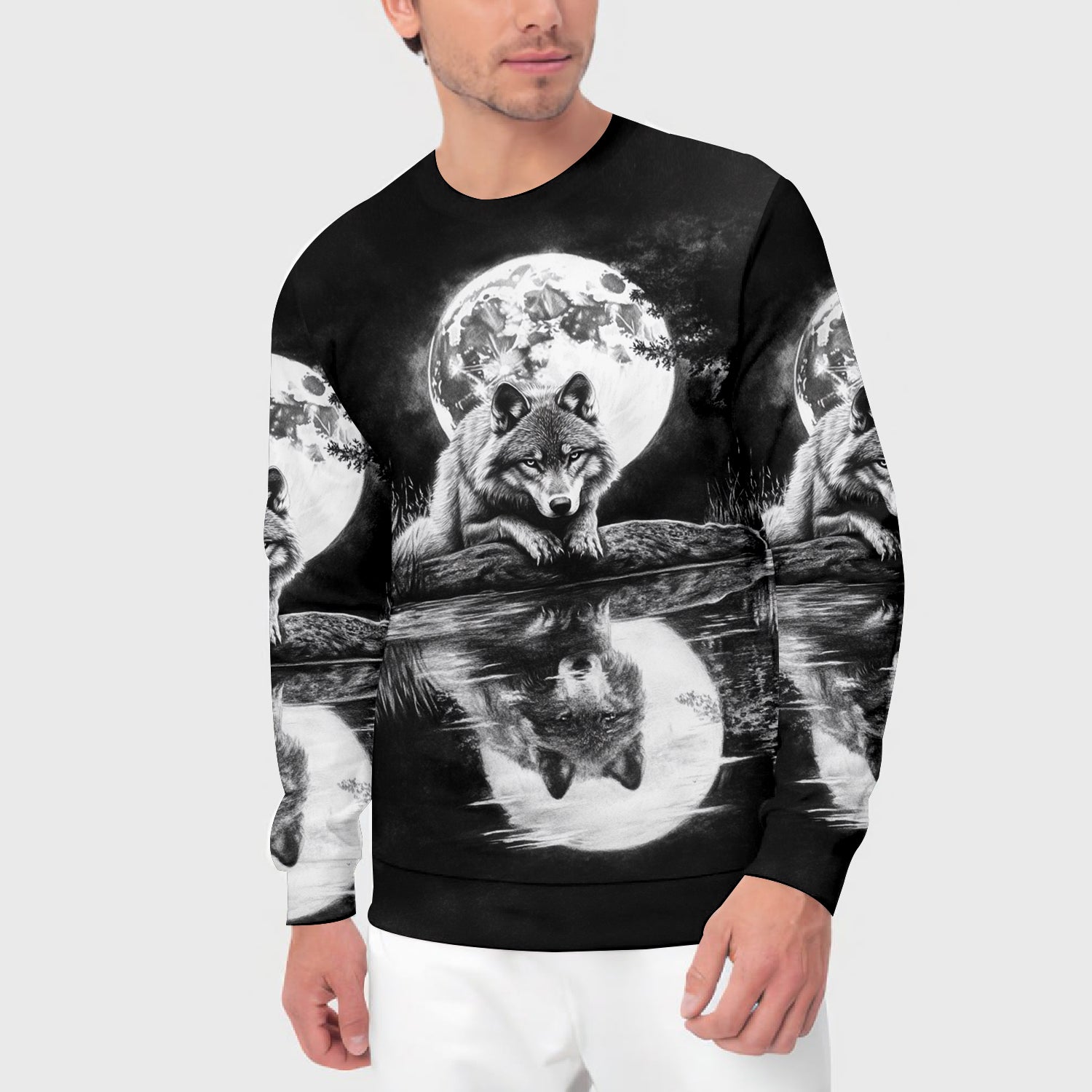 Mystical Wolf Art All Over Print Shirt