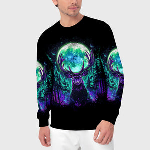Into The Forest I Go Spirit Deer All Over Print Shirt