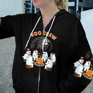 Boo Crew Camping All Over Print Shirt