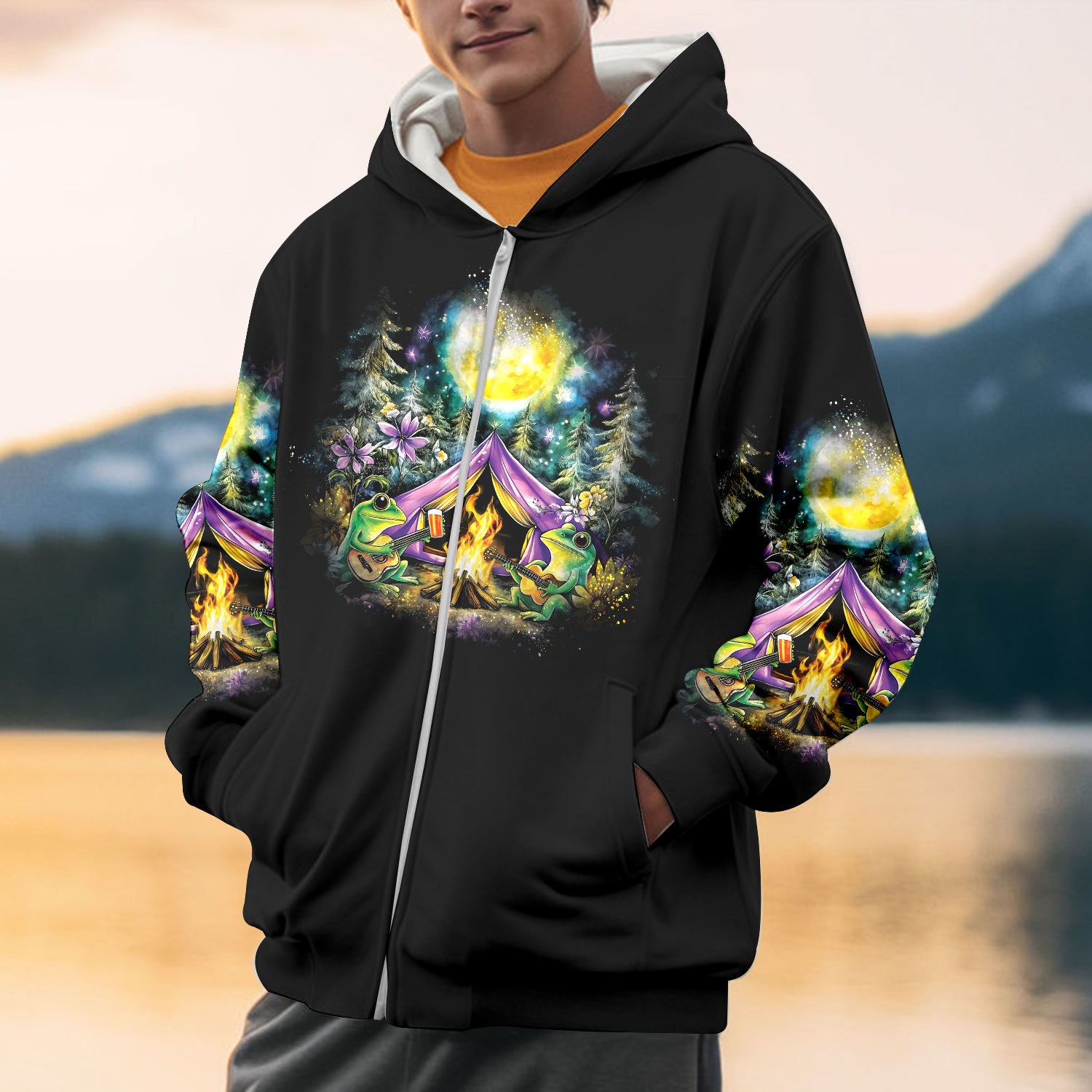 The Best Day Are Spent Camping All Over Print Shirt