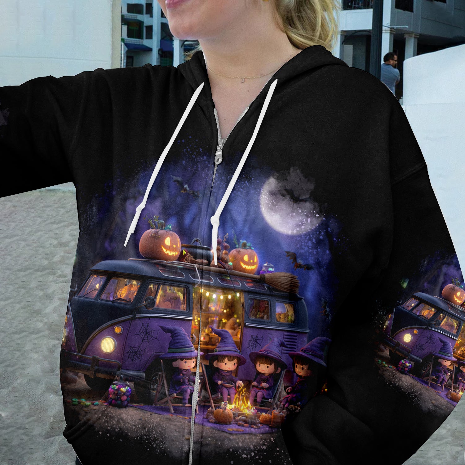 All The Cool Witches Are Camping All Over Print Shirt