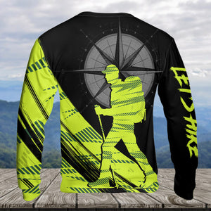 Hiking Find Your Own Path Yellow Neon All Over Print Shirt