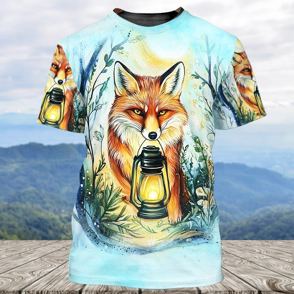 Wild Fox Finding The Way All Over Print Shirt