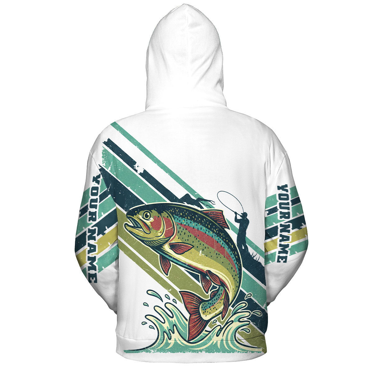 Vintage Rainbow Trout Team Shirt All Over Print