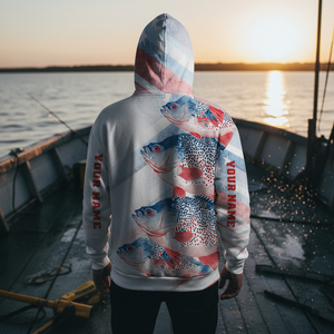 Custom Name Crappie Fish America All Over Print Shirt