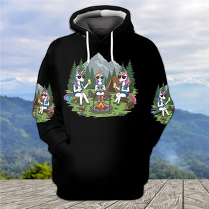 Some Girls Go Camping And Drink Too Much All Over Print Shirt