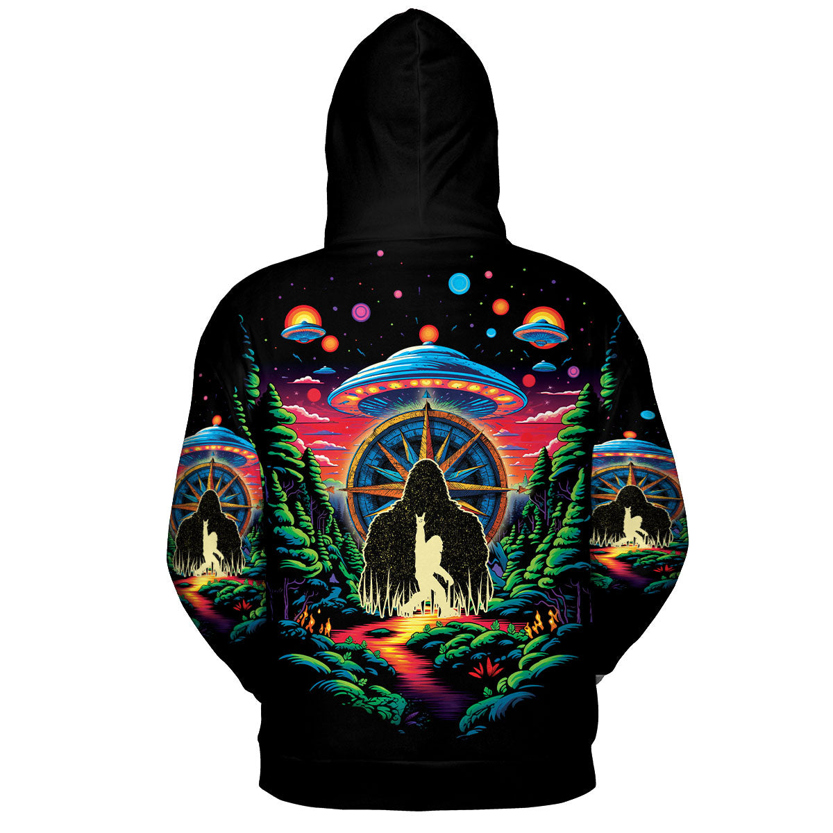 Bigfoot Mountain Adventure All Over Print Shirt