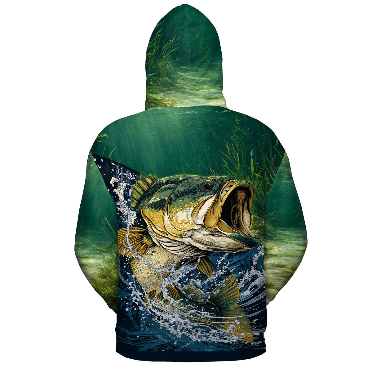 Largemouth Bass Vintage All Over Print Shirt