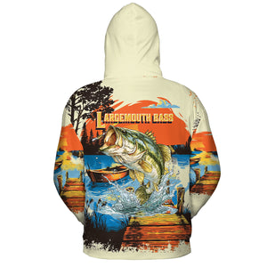 Largemouth Bass Jumping All Over Print Shirt