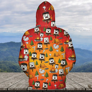 Burnt Marshmallow Dancing Party All Over Print Shirt