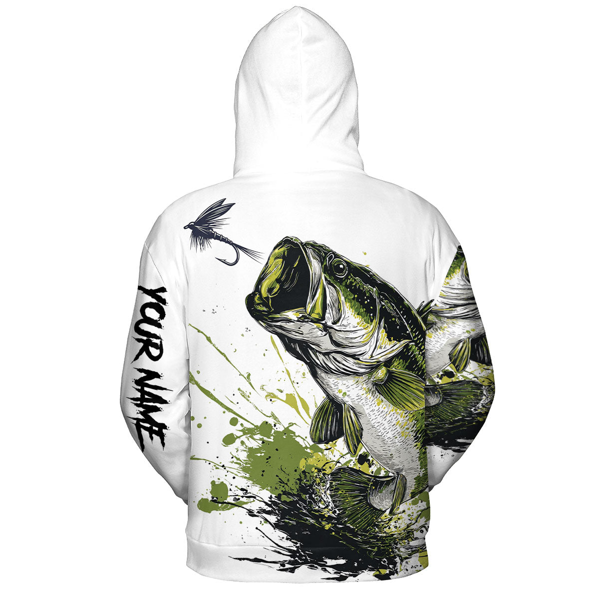 Custom Name Largemouth Bass All Over Print Shirt