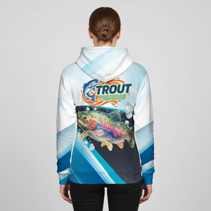 Trout Fish Blue Sport All Over Print Shirt