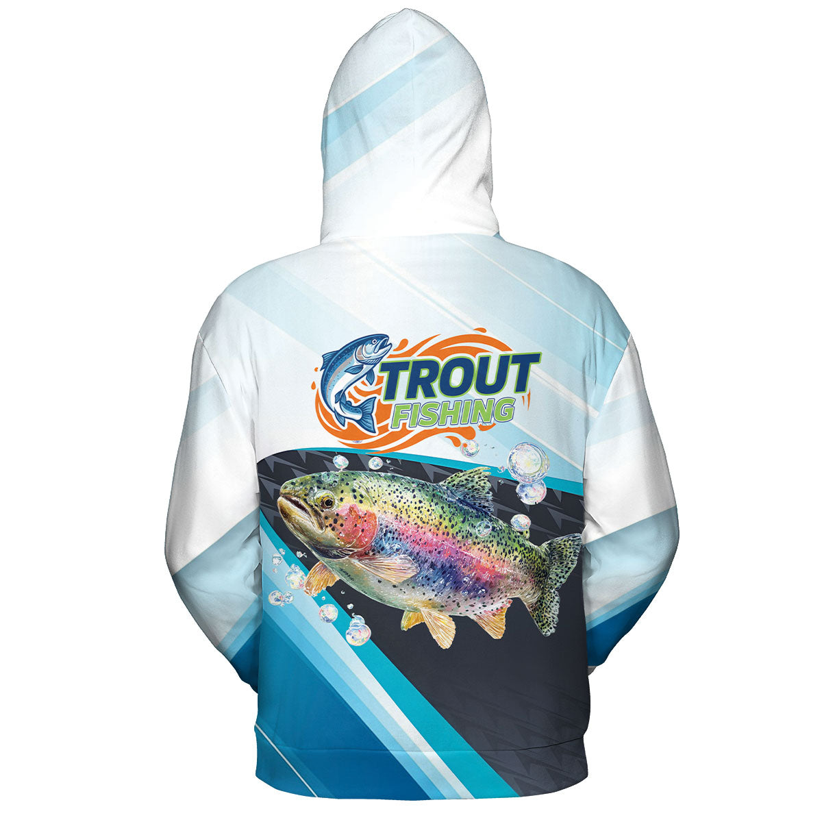 Trout Fish Blue Sport All Over Print Shirt