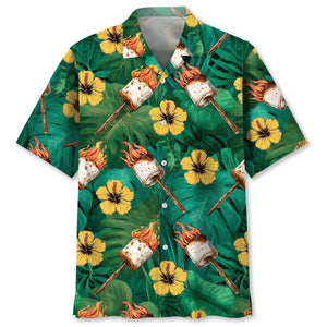 Fire Toasted Marshmallow Hawaiian Shirt