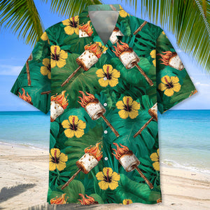Fire Toasted Marshmallow Hawaiian Shirt