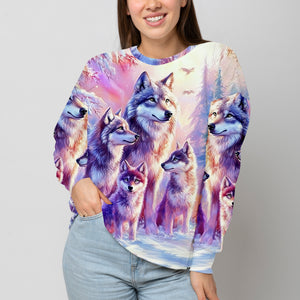 Wolf Family Art All Over Print Shirt