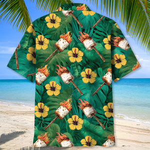 Fire Toasted Marshmallow Hawaiian Shirt