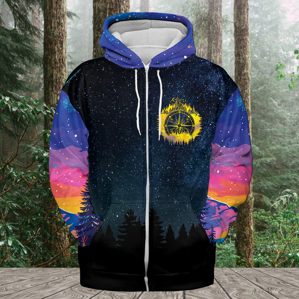 Camping No City Lights Just Campfire Nights All Over Print Shirt