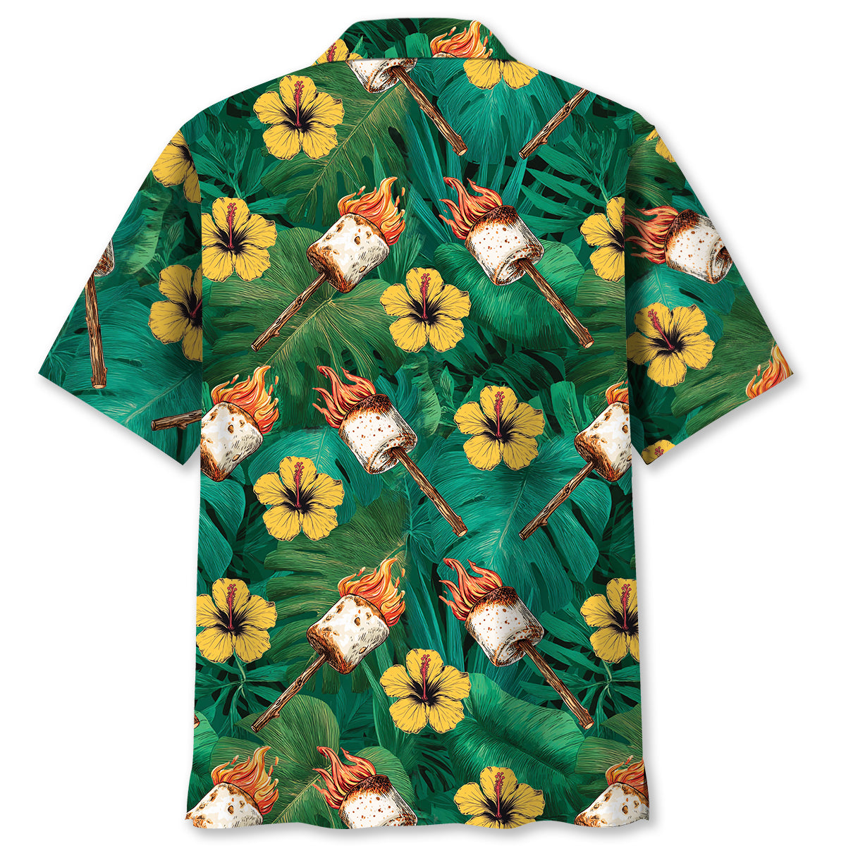 Fire Toasted Marshmallow Hawaiian Shirt