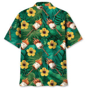 Fire Toasted Marshmallow Hawaiian Shirt