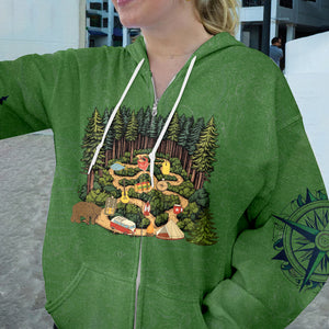Camping Is A-Maze-Ing All Over Print Shirt