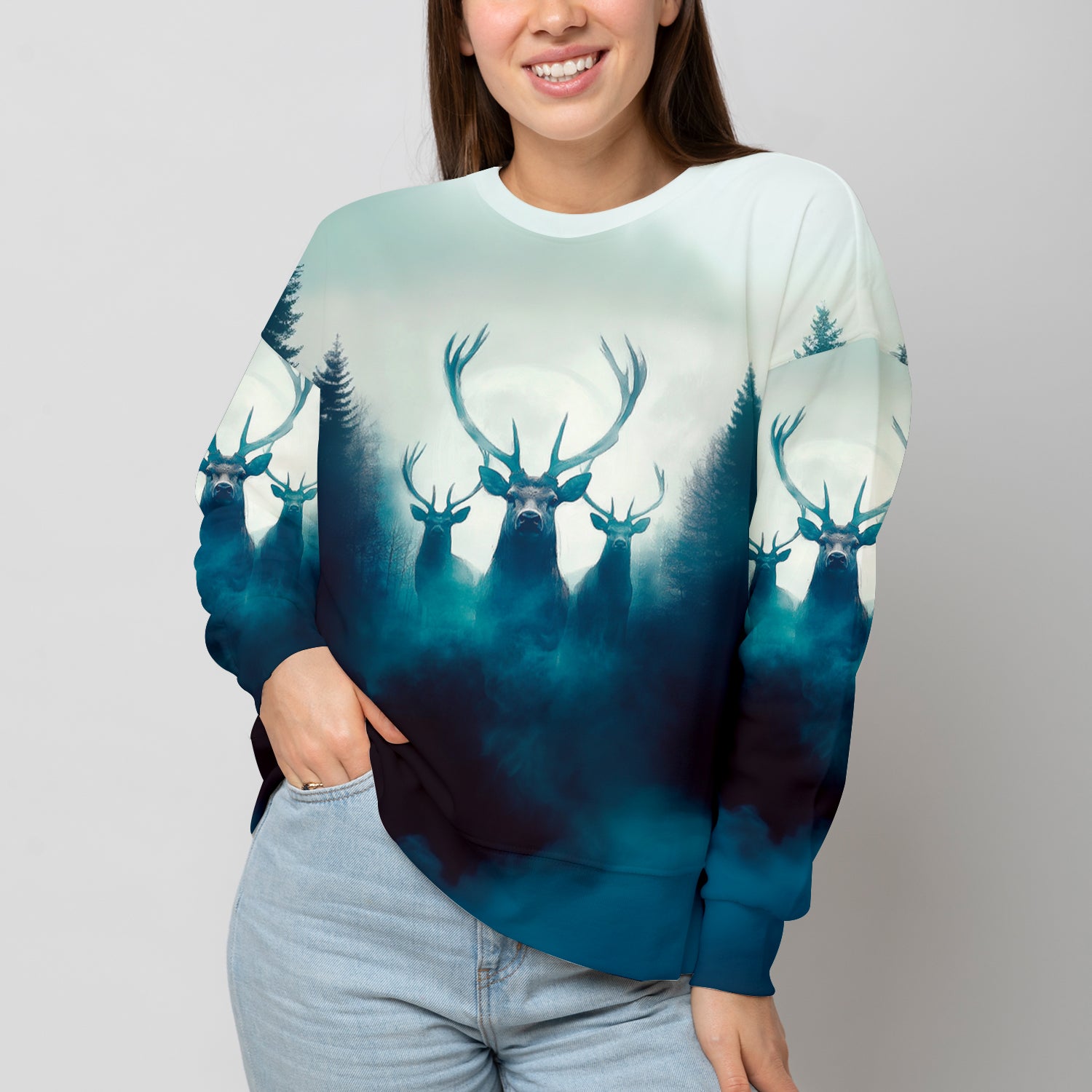 Nature Dears All Over Print Shirt