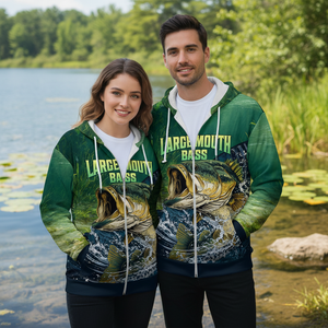 Largemouth Bass Vintage All Over Print Shirt