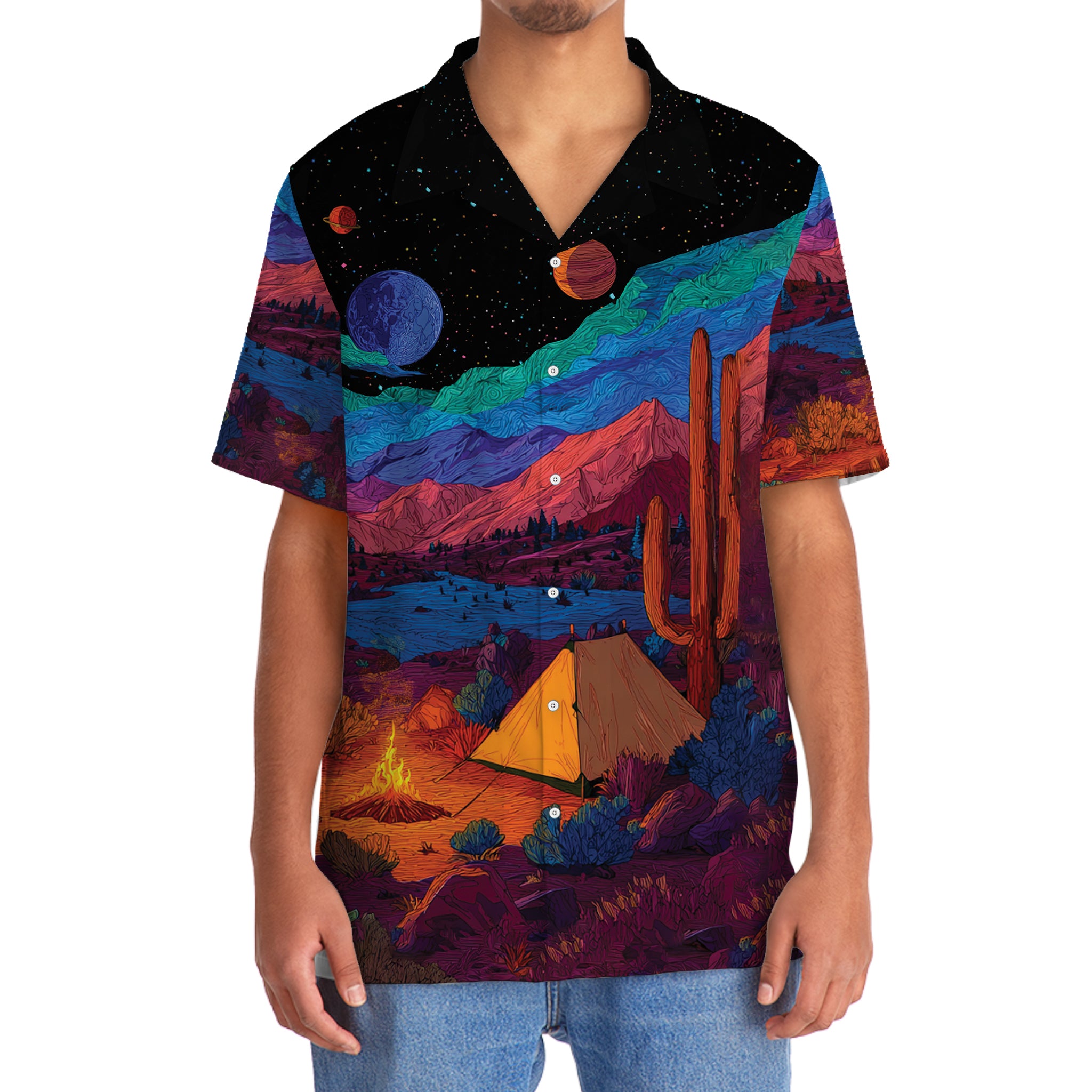 Weekend Forecast Camping With A Chance Of Drinking Hawaiian Shirt