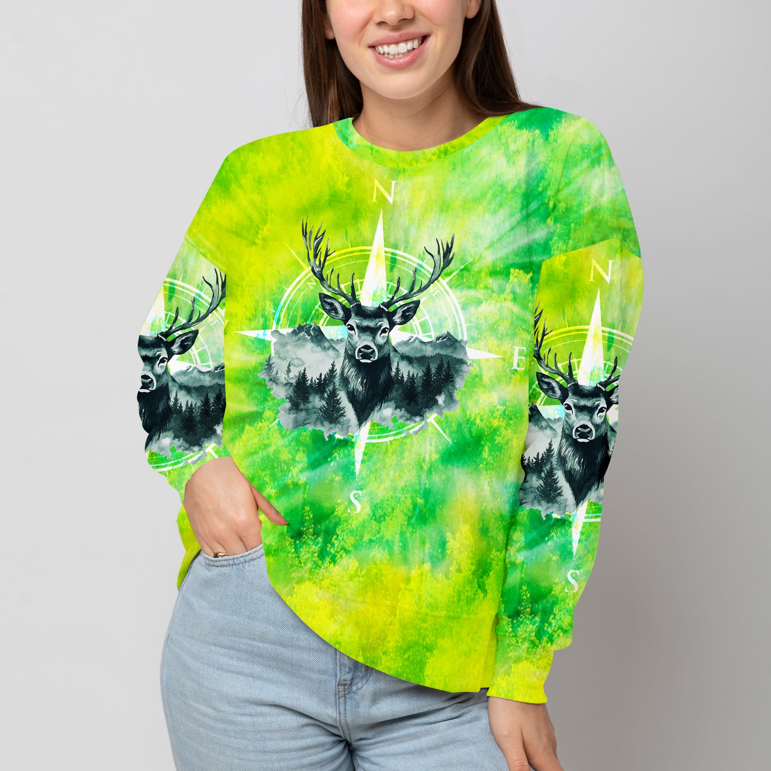 In The Forest Embrace, I Lose My Thoughts And Uncover My Spirit All Over Print Shirt