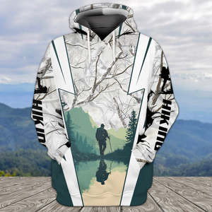 Hiking Winter Camo All Over Print Shirt