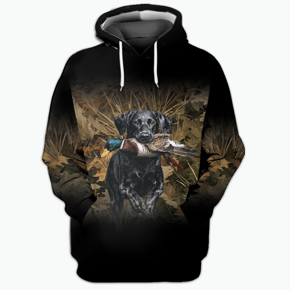 Duck Hunting With Dog All Over Print Shirt