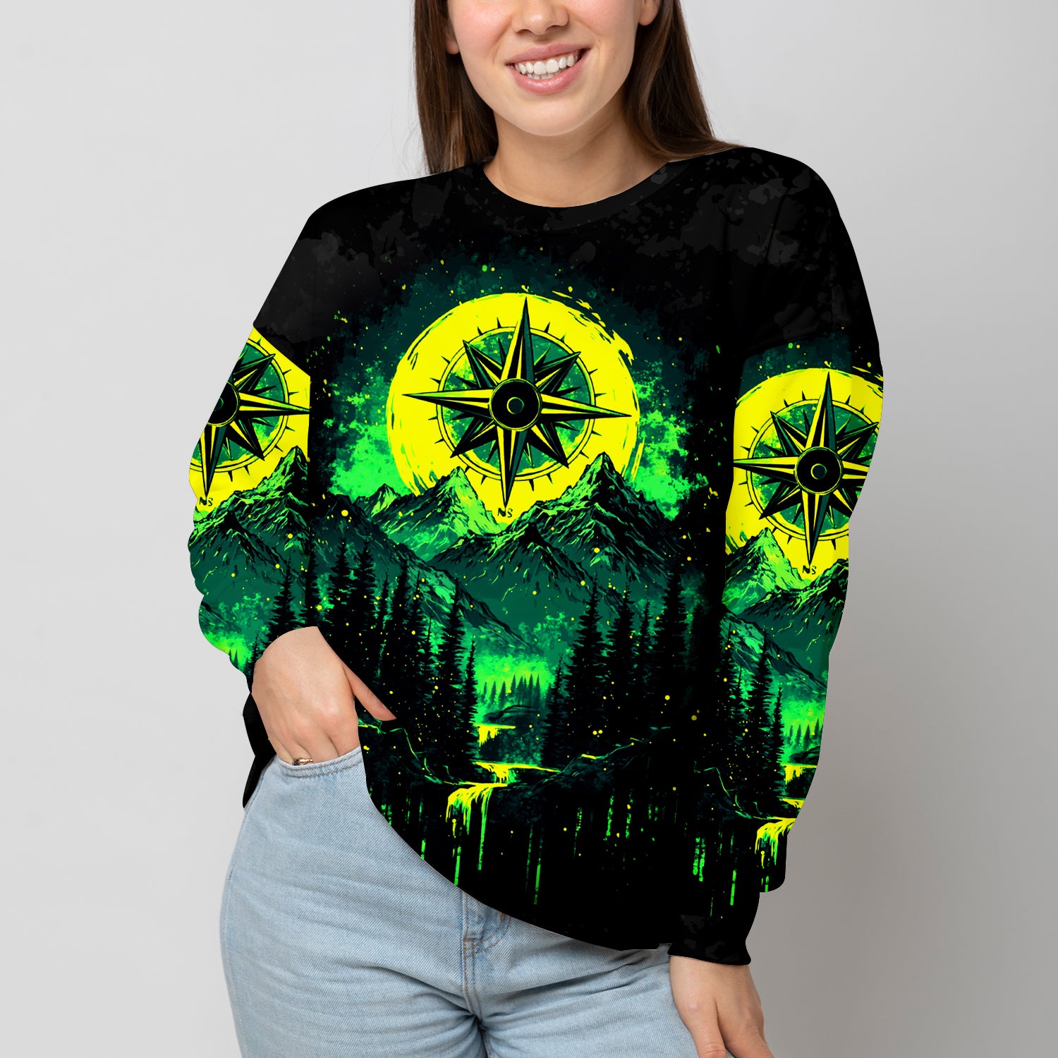 Adventure Is Calling All Over Print Shirt