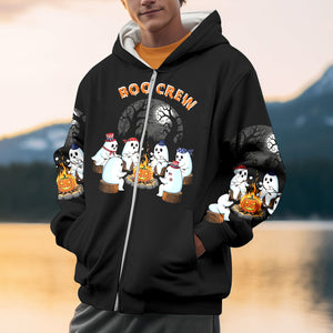 Boo Crew Camping All Over Print Shirt