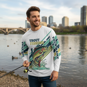 Vintage Rainbow Trout Team Shirt All Over Print