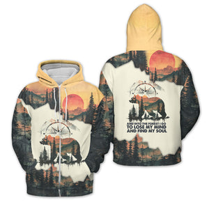 And Into The Forest I Go To Lose My Mind And Find My Soul All Over Print Shirt