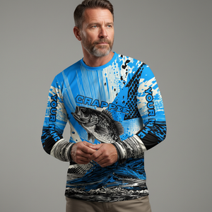Custom Name Crappie Fish All Over Print Shirt