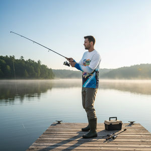Trout Fish Blue Sport All Over Print Shirt