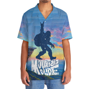 Bigfoot Mountain Hiking Hawaiian Shirt