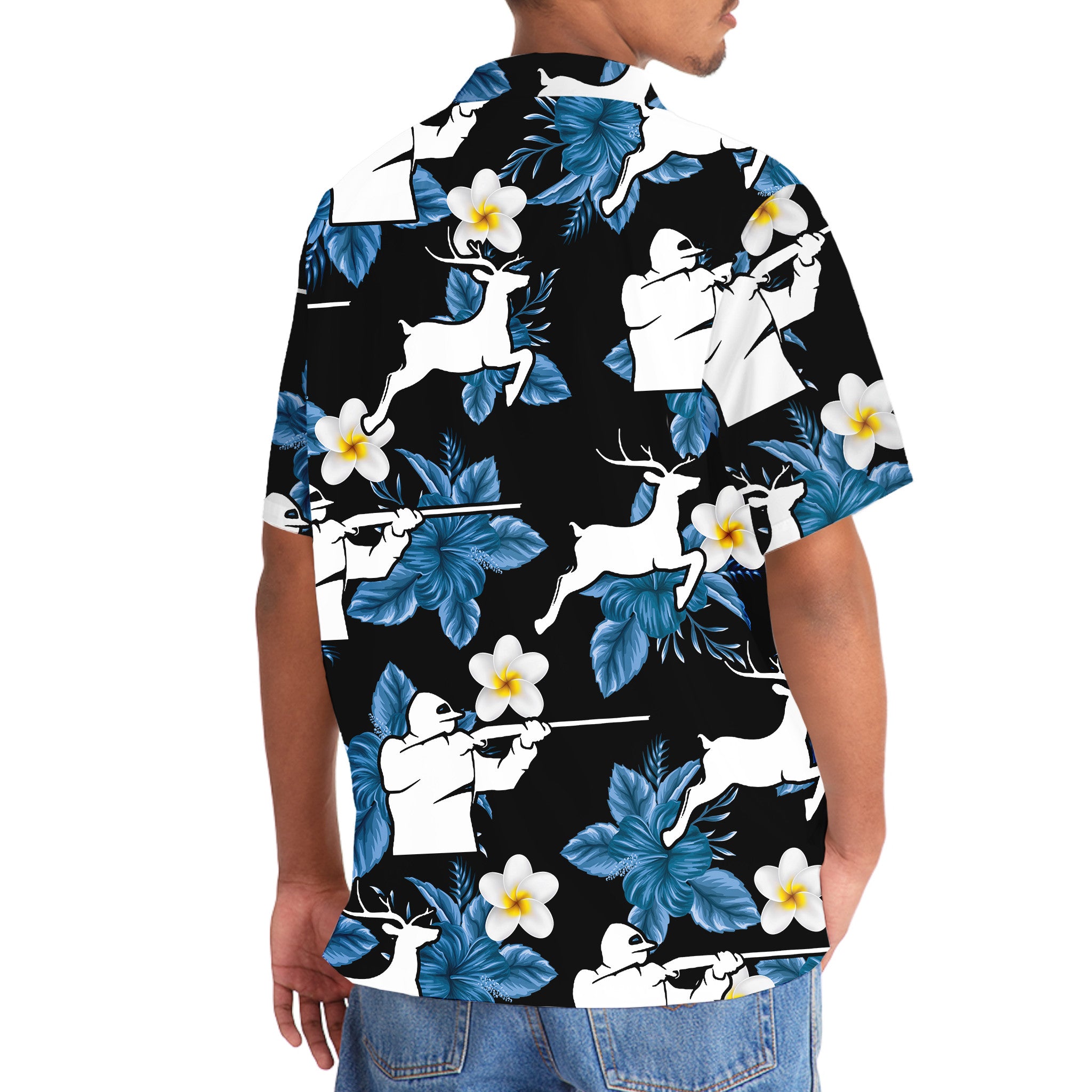Deer Hunting Nature Hawaiian Shirt