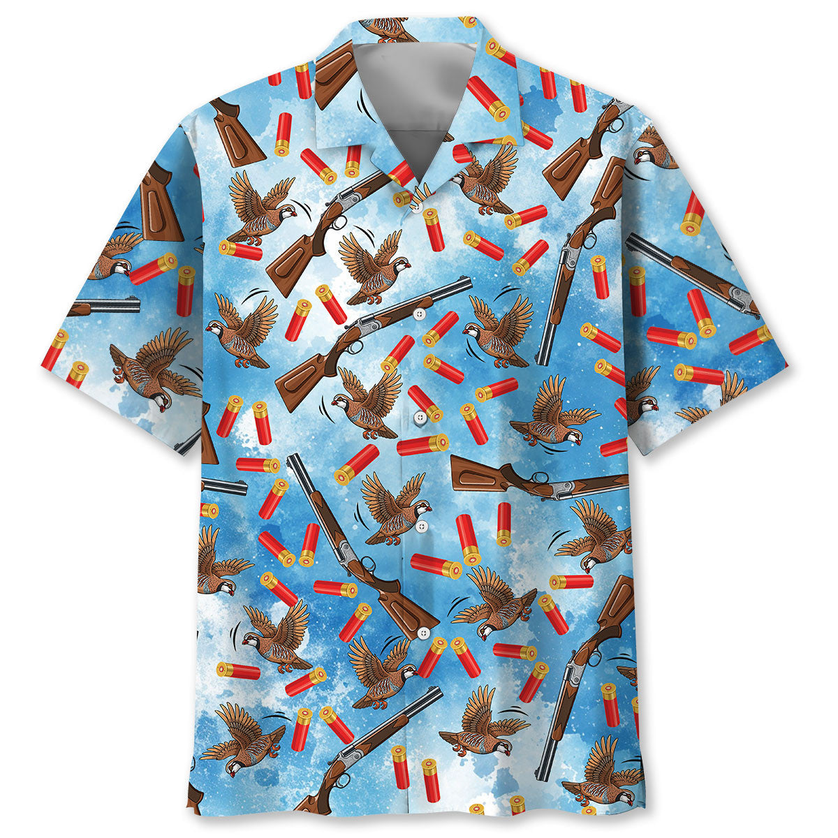 Partridge Hunting Hawaiian Shirt