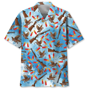 Partridge Hunting Hawaiian Shirt