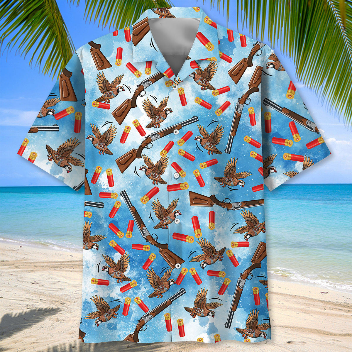 Partridge Hunting Hawaiian Shirt