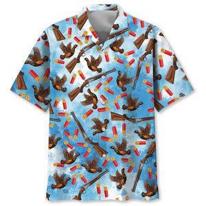 Grouse Hunting Hawaiian Shirt