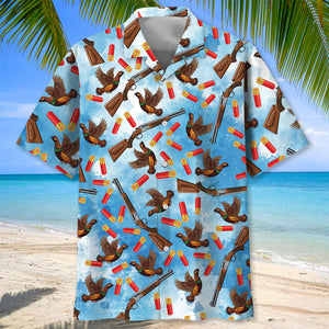 Grouse Hunting Hawaiian Shirt