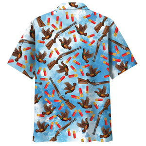 Grouse Hunting Hawaiian Shirt