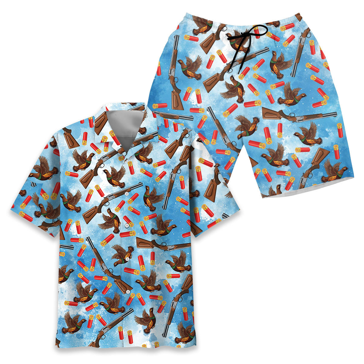 Grouse Hunting Hawaiian Shirt